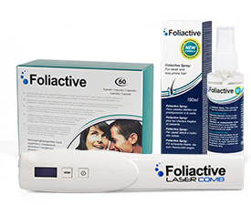 Komplettbehandlung gegen Haarausfall Foliactive