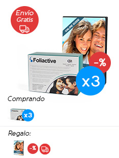 Foliactive Pills x3 + Guia online para el cuidado del cabello gratis.