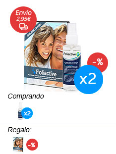 Foliactive Spray x2  + Guia online para el cuidado del cabello gratis.