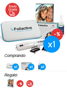 Total hair: Foliactive Laser + Foliactive Pills + Foliactive Spray + Guia online para el cuidado del cabello gratis.