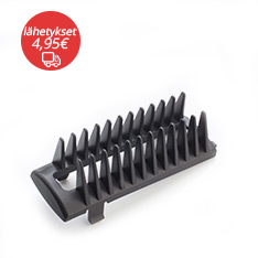 Delarna av laser kammen mot håravfall