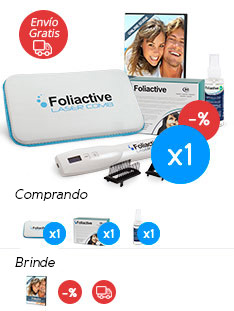 Total Hair: Foliactive Laser + Foliactive Pills + Foliactive Spray.